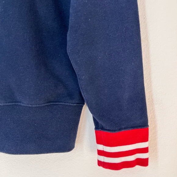 Polo Ralph Lauren 2022 Team USA Olympic Bear Pullover Blue Cotton Sweatshirt X - Picture 7 of 11